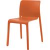 Magis - Sedia impilabile First - Arancione - Polipropilene rinforzato con fibra di vetro - Designer Stefano Giovannoni