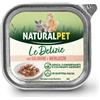 NaturalPet Cat Adult Le Delizie bocconcini in gustosa salsa 85 gr Salmone e merluzzo - 1° ORDINE? fino al 20% di sconto