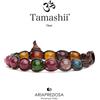 Tamashii Bracciale Pietra Tibetano Mixed colour stone Tamashii 1 giro BHS900-314