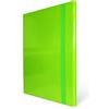 Euro-Cart Cartelline Portadocumenti con Elastico Piatto 5 Pezzi Dorso 1,5cm Cartellina 3 Lembi Rigida con Elastico in Cartone Plastificato Lucido per Ufficio, Scuola o Studio Made in Italy Verde Lime