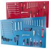 SOGI Pannello portautensili 2 metri per banco da lavoro SOGI - pannello porta attrezzi in blu o rosso