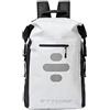 Ettore Zaino da Ciclismo Sacca 100% Impermeabile 30L - Bianco/Nero - Sonar