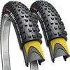 Fincci Copertone MTB 29 x 2.25 Pieghevole 57-622 60 TPI con Protezione in Nylon - Pneumatico 29 Pollici per Mountain Bike Antiforatura - Ideale per Percorsi Fuoristrada