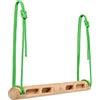 Clevo - Fingerboard Slim - Hangboard per l'allenamento dell'arrampicata e del Bouldering - Tavola compatta per l'allenamento della Forza delle Dita - Fingerboard in Legno con Sospensione a Corda