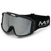 Msport Maschera da Sci e Snowboard REVO HD Vision - Antiappannamento, Protezione UV400, Compatibile con Occhiali da Vista - Silver