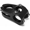 leruiyezs Attacco Manubrio MTB 31.8 mm,Gambi Bicicletta Corto in Lega di Alluminio 45 mm,Regolabile,Diametro,per Bici da Strada BMX Mountain Bike,Ciclismo,Pipa MTB Corto,Montaggio Facile,Nero