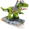 lerrbo Automobili da Girelli in Forma di Dinosauro per Bambini, Giocattoli Elettrici per Bimbi con Musica, Luce e Fumo