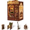 CUTEBEE Book Nook DIY: Casetta Miniatura, Decorazione Creativa Adulti/Ragazzi | Regalo Fatto a Mano (Memories Music Bookshop)