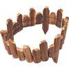 Yardwe Recinzione in Legno Da Giardino Anticorrosione 47X12 Pollici Bordatura Per Aiuole E Prato Decorazione Esterno Cortile Facilità Di Montaggio