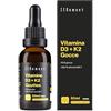 Zenement Vitamina D3 + K2 Gocce - Ingredienti Premium K2VITAL® MK-7 All-Trans 99,7% e Vitamina D3 Naturale da Lanolina - per le Ossa e il Sistema Immunitario - 1700 Gocce (50 ml) - Zenement