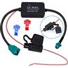 Vecys FM/AM DAB DAB+ Auto Antenna Segnale Amplificatore Booster Fakra Z Maschio a Femmina Adattatore 12V Radio Digitale Antenna Splitter Antenna Amplificatore per Audio Stereo Digital Car Radio