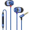 SoundMAGIC E10C Auricolari ad alta fedeltà Cuffia per smartphone In Ear Cuffie con isolamento acustico con microfono e telecomando per audiofili- Blu