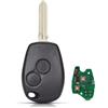 onetop1 433Mhz ID46 PCF7946 telecomando chiave auto per Renault Trafic Duster Master Mode Clio 3 Twingo Movano Dacia Logan Sandero Kangoo (HU136TE)