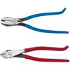 Klein Tools 94508 - Set di pinze, pinze diagonali per ferro e tronchesi laterali resistenti, tagliafili per lavori di armatura, kit da 2 pezzi