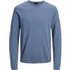 JACK & JONES Maglione Male Melange, Blu (Infinito: Melange)., XXXL