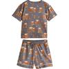 NEXT Donne Pigiama a Maniche Corte in 100% Cotone con Hamish, la Mucca delle Highlands Charcoal Grey Hamish The Highland Cow S