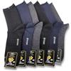 Lucchetti Socks Milano 6 PAIA calze da uomo SANITARIE caldo cotone invernali senza elastico taglio laser rimagliate Made in Italy (IT, Numero, 40, 46, Regular, Regular, Set Dark)