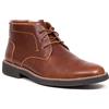 Deer Stags NOTFOUND Men's Bangor Memory Foam Dress Casual, Redwood/Dark Brown, Size 9.0