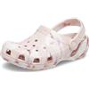 Crocs Zoccolo Classico Marmorizzato Unisex K QzmClog, Quarzo/Multi, 4.5-5 Years, 17.4 CMS (C11)