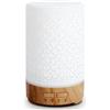 Romon Diffusore di Oli Essenziali, Funzione Aromaterapia 150ML, Diffusore Elettrico di Oli Essenziali ad Ultrasuoni con Umidificatore d'Aria a 7 Colori LED per Appartamento Ufficio Casa Yoga