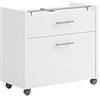 Schildmeyer Trient 147475 - Mobile base lavabo, materiale a base di legno, bianco opaco, 67 x 35 x 61,6 cm