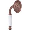 GEDY G-Liberty 02, Doccetta per Doccia 1 Getto, Soffione Doccia in ABS con Finitura Rame, 5 Anni di Garanzia, Design R&S, Filtro Doccia antisabbia Incluso