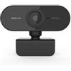 Okaywork Webcam PC 1080P 30fps con Microfono,Web Cam Full hd usb pc Camera, Rotazione di 360 Gradi Plug telecamera pc per Windows Macos Linux Zoom Streaming Youtube Skype Gaming Video