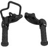 BAIONE Worldmotop - Pedane poggiapiedi per passeggero posteriore per Indian Scout 2015-2022 Scout Sixty 2016-2022 Scout Bobber 2018-2022 (nero)