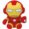 Ty Beanie Boos Collezione Marvel, Iron Man, Tutti i Tuoi Eroi Preferiti in Versione Morbido Peluche da Collezionare, Idea Regalo per Grandi e Piccini 20 cm T41190
