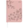 Alpha Edition - Lady Journal Deluxe Salmon 2026 - Agenda tascabile A6 (11 × 15 cm) - Weekly - 128 pagine - Elegante agenda con copertina Tucson con motivo goffrato e funzioni aggiuntive