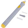 Hilitand Gomma Elettrica a Forma di Matita Automatica con 22 Ricariche per Disegno Pittura Gray