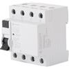 Electraline 87021 Interruttore Differenziale 40A, sensibilità 30mA, 6A Trifase - tipo AC (interviene su correnti di guasto alternate sinusoidali)