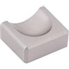Furnipart Pomello per armadio pieghevole LA 32 mm di larghezza 40 mm - moderno pomello per porta con maniglia - Pomello per mobili, zinco pressofuso effetto acciaio inox