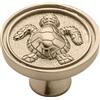 Franklin Brass Seaside Cottage Turtle - Pomelli per armadietti, color bronzo champagne, pomelli per cassetti da cucina, pomelli per cassettiere, maniglie e pomelli rotondi da 4,5 cm, PBF656-CZ-B2