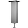 EBB Bar Console di Capri appena | 50 X 50 mm | Alluminio argento | Altezza: 230 mm | 1 pezzi