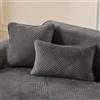 QHAIYYBF Copridivano 4 posti con penisola,Velluto Copriseduta Divano Elasticizzato, Universale Copricuscini Divano Antiscivolo, Copridivano Cuscini Separati, Soft Sofa Seat Cover Lavabili