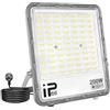 YOJZMA 1 pz 200W Faretto LED da esterno con spina da 1,5m, 20000LM luci esterne 6000K luce bianca diurna IP66 luci di sicurezza impermeabili per giardino, garage, cortile, campo sportivo, patio