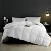 KUSNUG Piumone Invernale Singolo, Federa in Cotone Biologico con 10% Piumino, 90% Piume, Coperta Invernale Certificata Oeko-Tex e RDS Bianco 155 × 220 cm