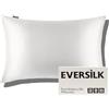EVERSILK Federa per cuscino seta di gelso 22 Momme, 40x60cm Bianco