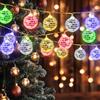 mizikuu 1.5m Catena Luminosa con Palline Disco a LED, 10 Sfere Colorate a Specchio Disco Ghirlanda Luminosa a Batteria Sfera a Specchio Palla Discoteca Adatta per Uso Interno