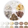 PH PandaHall 120pz Bottoni Ovali 2 Fori Bottoni per Bracciali Stile Tibetani, 6 Colori Bottoni in Lega Ovale per Creazione di Gioielli Collana Braccialetti Orecchino Artigianato Fai da Te, 14x11x1mm