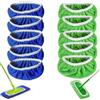 Xyvor 10 Pezzi Lavabili Cuffietta Microfibra, 25,5x11,5 cm Panni per Mop