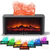 Roserrose Diffusore Di Aromi Con Camino A Led, Camino Da Tavolo Per Interni Con Effetto Fiamma Realistico, 7 Modalità Di Luce E Telecomando, 150 Ml, Umidificatore A Ultrasuoni Per Soggiorno, Camera Da