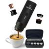 Terrestic Macchina Caffe Portatile 80 Ml, Caffettiera Portatile, Macchinetta Caffè da Viaggio Ricaricabile USB, Compatibile con Polvere e Capsule Nespresso con Custodia Rigida