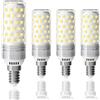 LUTW Lampadina LED E14, 10W Luce Luce Fredda 6000K, Lampadina Alogena E14 Equivalenti a 130W, LED Mais 1510LM, Non dimmerabile, AC 220-240V, 4 Pezzi
