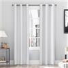 Sun Zero Cyrus Thermal - Coppia di tende oscuranti al 100%, 101,6 x 160 cm, colore: Bianco