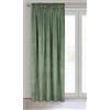 Eurofirany Tenda Di Velluto Super Morbido con Arricciatenda - 1 Pannello, Oscurante per Finestre, Drappeggio per Camera da Letto, Cucina, Soggiorno, 140x270 cm, Menta Scuro