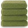 Top Towel Plus - Set di 4 Asciugamani da Bagno e Lavabo 100% Cotone | Asciugamani Morbidi, Assorbenti e Resistenti 50x100 cm | Set Ideale per Bagno Moderno