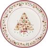 Villeroy & Boch - Winter Bakery Delight Piatto Segnaposto Variopinto, Lavabile in Lavastoviglie, Adatto per Microonde, Piatto Ceramica Natale, Alzata Dolci, Decorazione Natalizie, Porcellana Premium