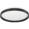 Eglo connect.z lampada LED da soffitto Moschettino-Z, ZigBee + Matter, controllo app e vocale Alexa, luce calda-fredda, RGB, dimmerabile, nero-bianco, Ø 49,1 cm